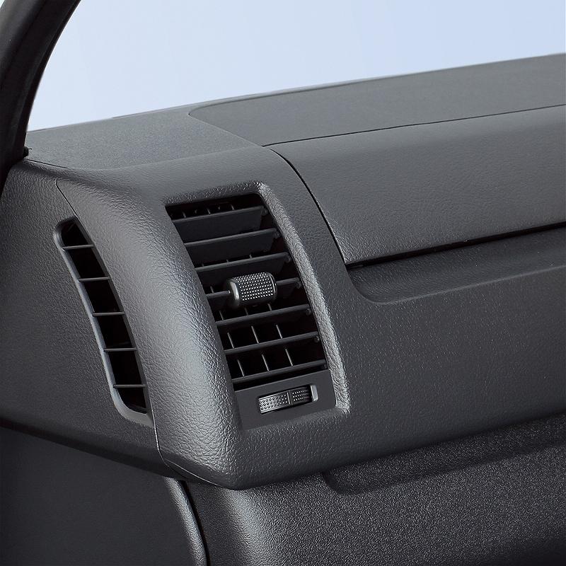 200系 ハイエース専用 ドリンクホルダー 助手席用 ブラック/シルバー