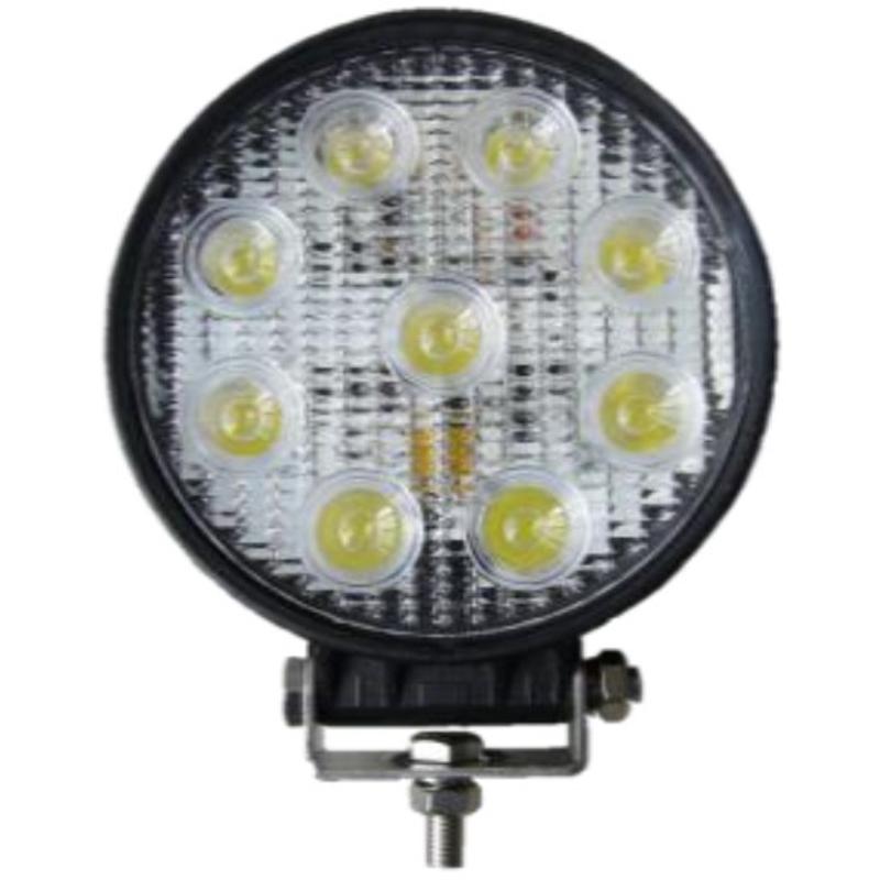 LED作業灯 (丸) 10V-80V 共通 27W 27w 6500k 1450lm ボデーパーツ LSL 