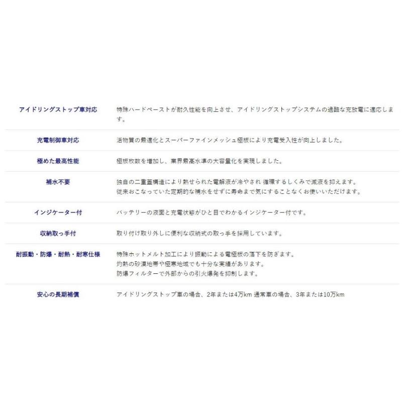 FIVESTAR-IS バッテリー 通常車・アイドリングストップ車対応