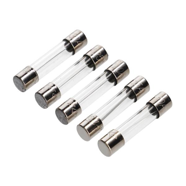 管ヒューズセット 5種 各1本入 バイク 電装系 ヒューズ交換 DC6V DC12V