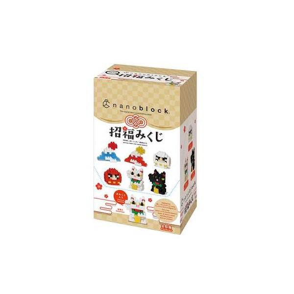 ナノブロック ミニナノ 招福みくじ 1BOX 6種コンプリート おみくじ付き