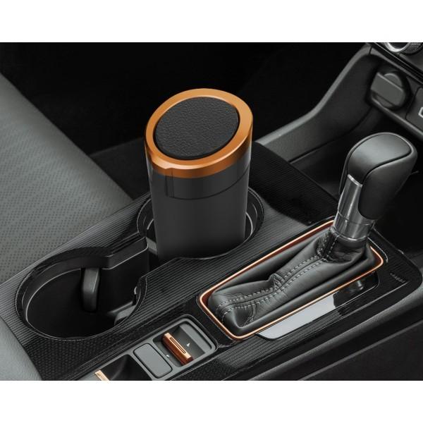 ソフトダストボトル CP カー用品 車内 ゴミ箱 ブラック シンプル ワン