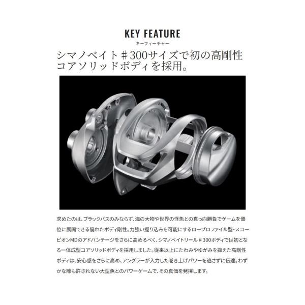 スコーピオン MD 300XG RIGHT(右) 24年モデル ベイトリール 04714