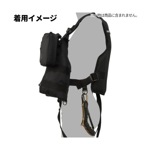 ゲームフローティングベスト BS フリー ブラック XOOX TG-4524