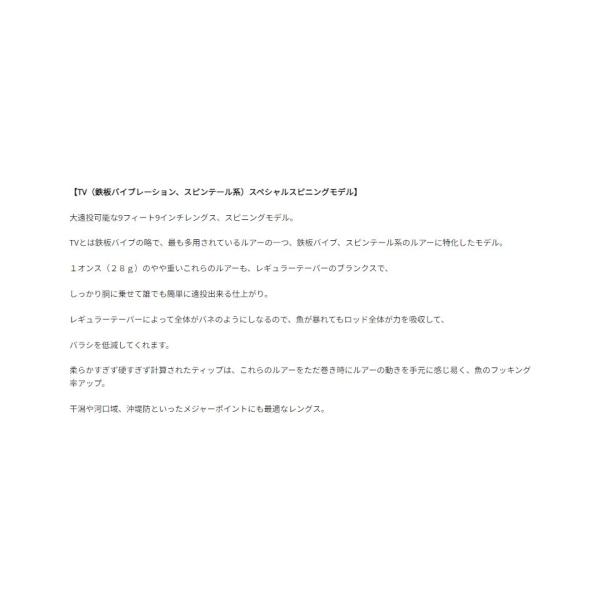 ソルティースタイルシーバス STSS-992MR-TV-KR 19年モデル 97010 アブ