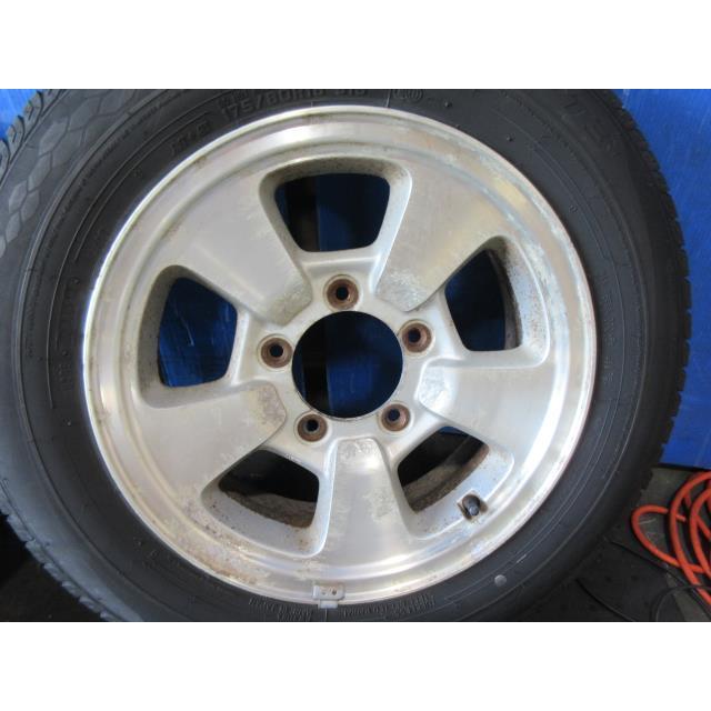 ①中古品　ジムニーJB23 アルミホイール　4本セットの2本 SUZUKI スズキ ジムニー JB23 1~3型 純正 ホイール 4本 5.5J-16