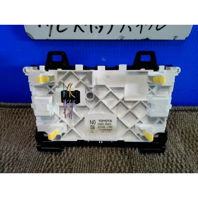 ハリアー エアコンパネル 55900-48750 カーオーディオ ヘッドユニット トヨタ純正 エアコンパネル ハリアー MXUA80 AXUH80 55900-48750