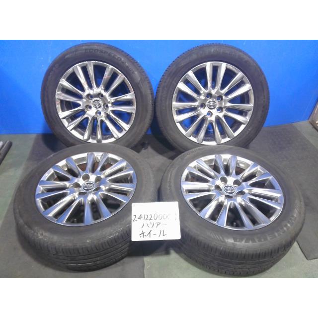 ハリアー ハリアー ZSU60W 中古 純正 18インチ アルミホイール 4本