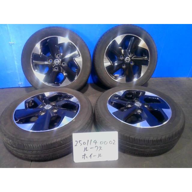 日産 ルークス純正 14インチ 中古ホイール　タイヤおまけ付き 送料無料 4本セット ニッサン ルークス純正 14インチ アルミ
