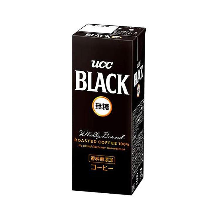 UCC BLACK 無糖 200ml紙パック
