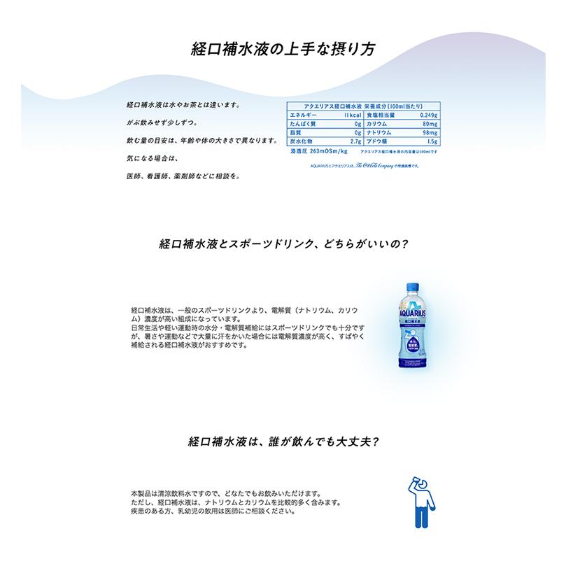 【1箱・24本】コカ・コーラ　アクエリアス 経口補水液500ml【送料無料】｜autosnack｜05