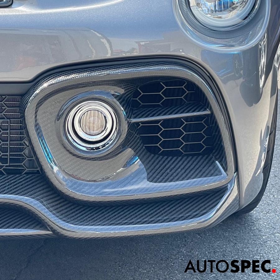 アバルト（ABARTH） THREEHUNDRED カーボンフォグライトカバー ABARTH
