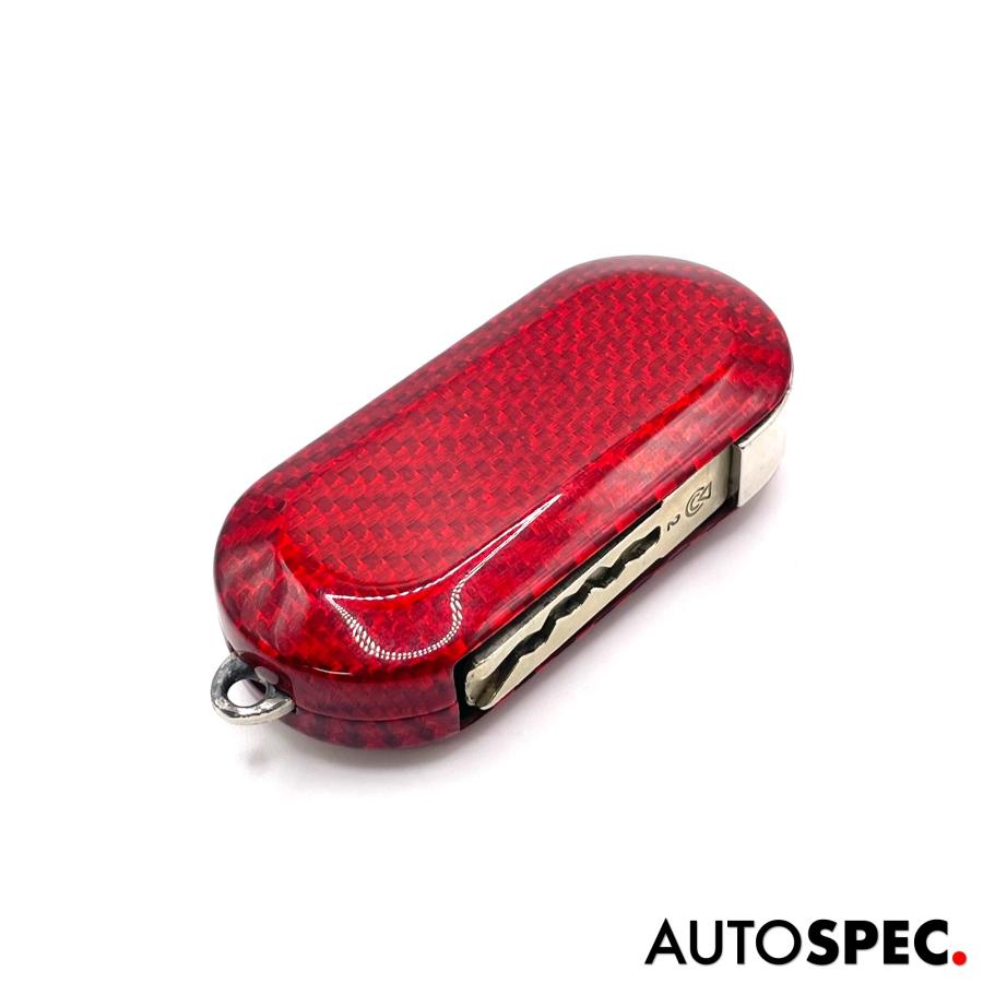 アバルト（ABARTH） FIAT ABARTH カーボン キーケース キーカバー 500
