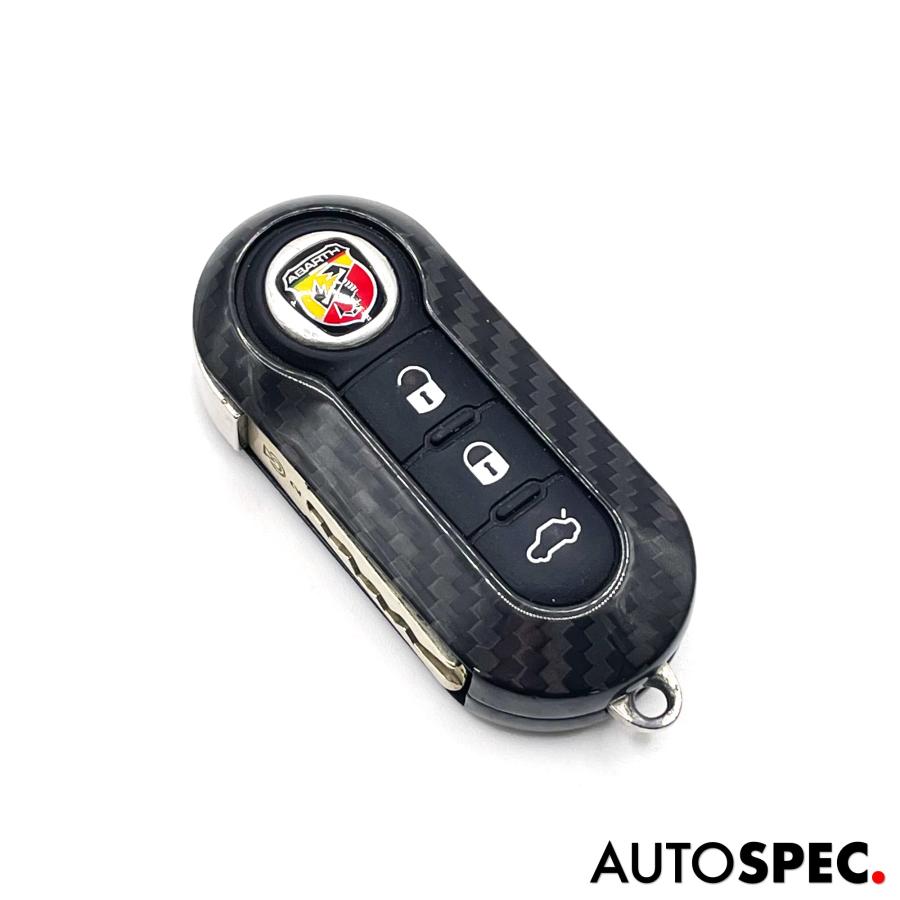 アバルト（ABARTH） キーケース リアルカーボン 純正交換 FIAT ABARTH