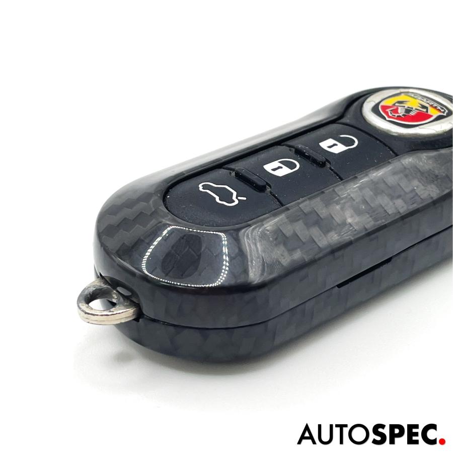 アバルト（ABARTH） キーケース リアルカーボン 純正交換 FIAT ABARTH
