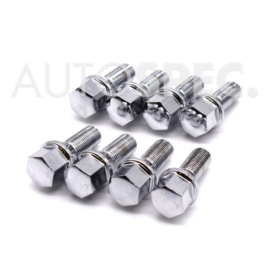 FIAT（フィアット） ASSO ホイールボルト クローム 25mm M12 1.25