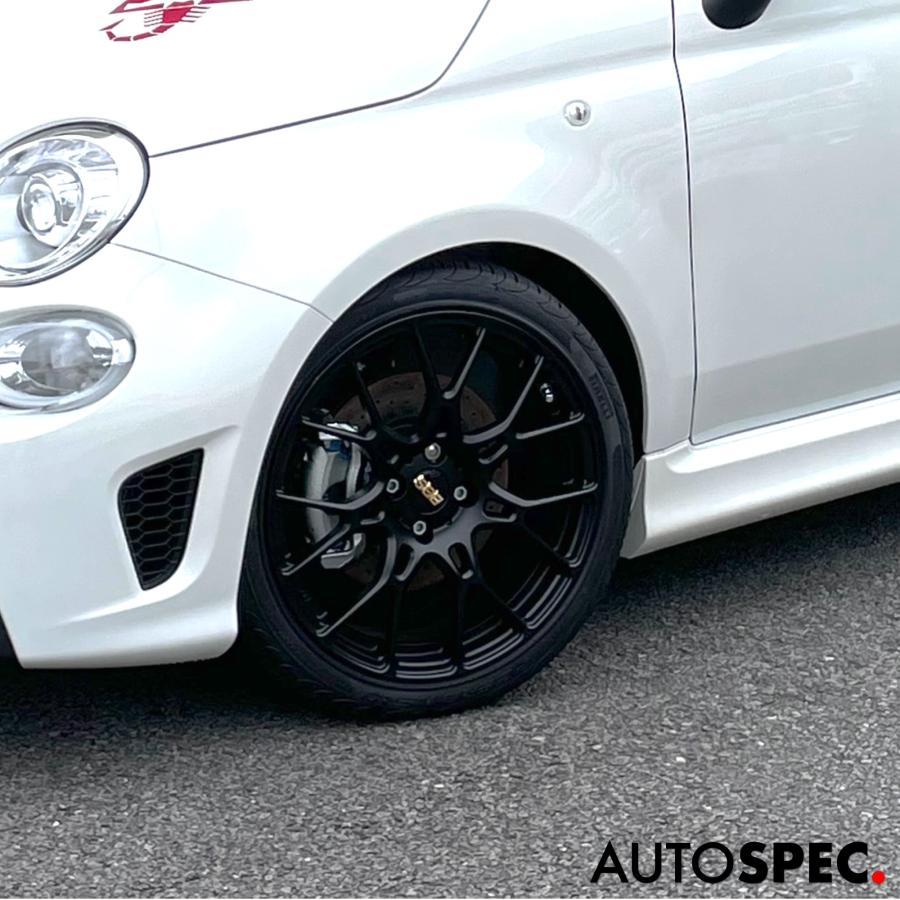 ABARTH 500 595 695 17インチ 7J ET35 4H PCD98 ASSO INTERSPEED IS701