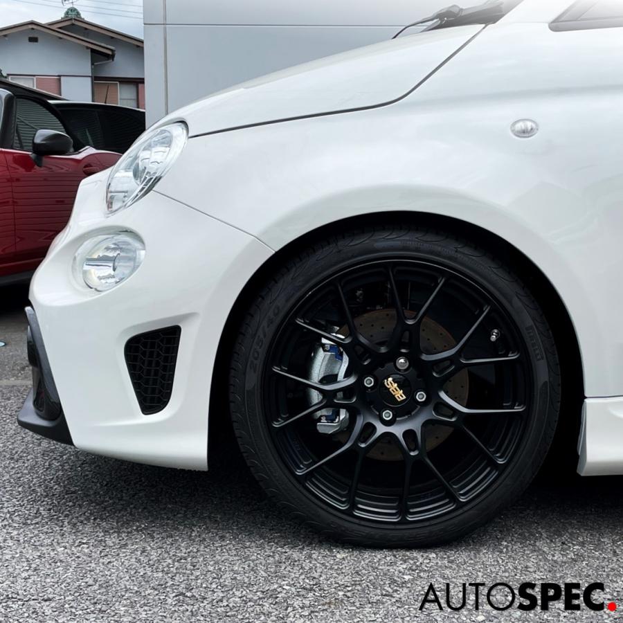 ABARTH 500 595 695 17インチ 7J ET35 4H PCD98 ASSO INTERSPEED IS701