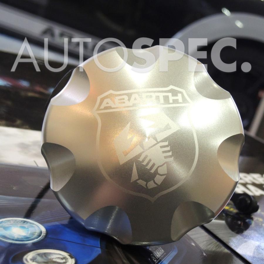 大放出セール】 アバルト595 オプション燃料キャップ（アルミ削り出し