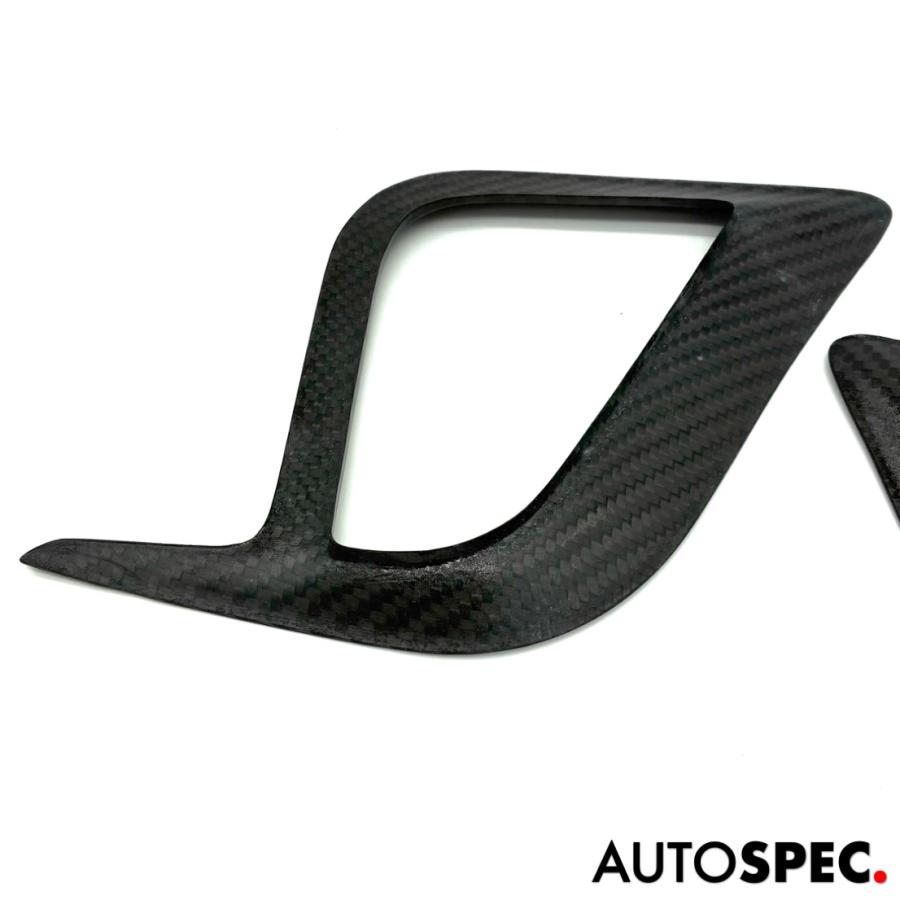 AIRSPEED製 アバルト 595 カーボンフロントグリルガーニッシュ未使用品 アバルト（ABARTH） ABARTH 595 695 AKN カーボン フロント グリル