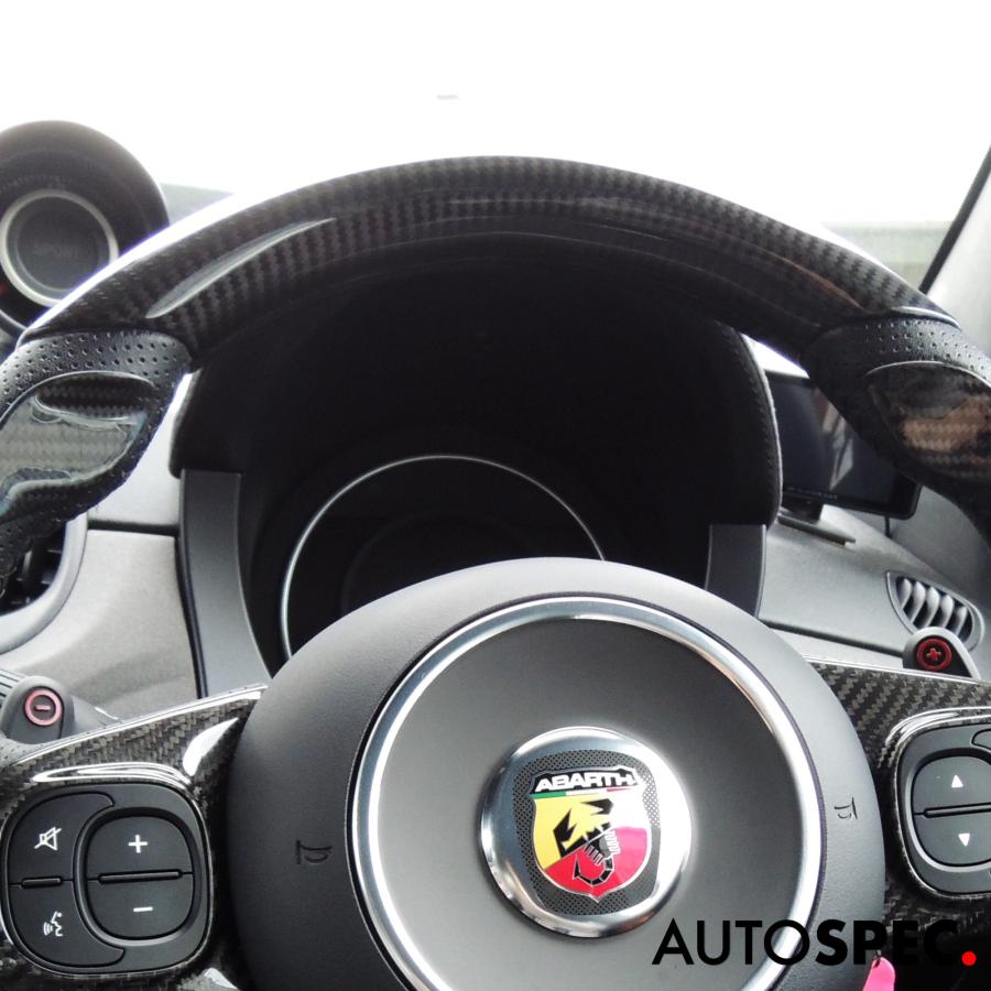 アバルト（ABARTH） 595 695 ステアリングカバー カーボン KOSHI