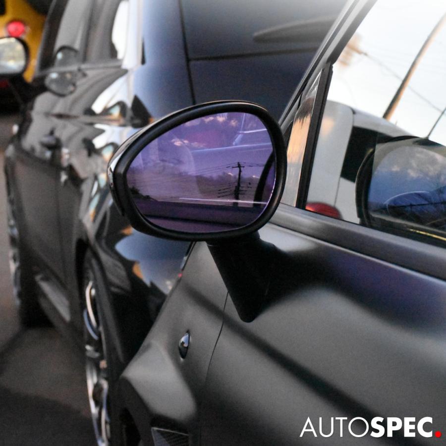 【新品・未使用品】ASSO Ino la design 防眩パープルミラー アバルト FIAT ABARTH 500 595 695 防眩パープル ミラー ASSO