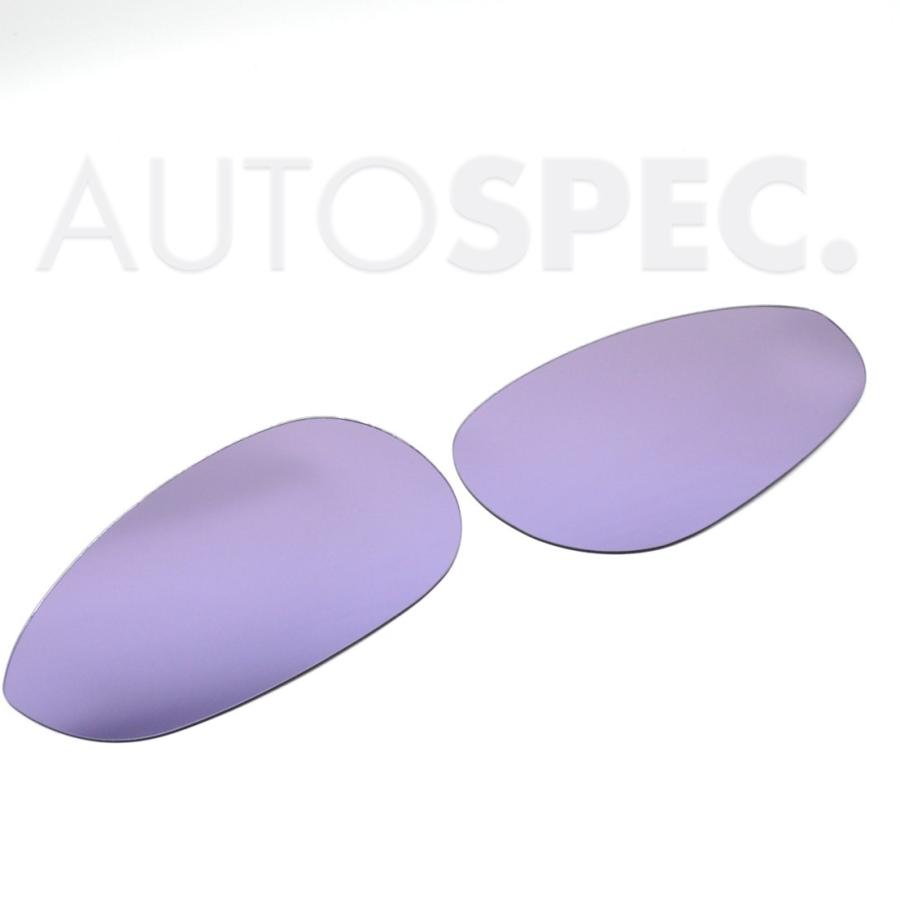 FIAT ABARTH 500 595 695 防眩パープル ミラー ASSO フィアット 