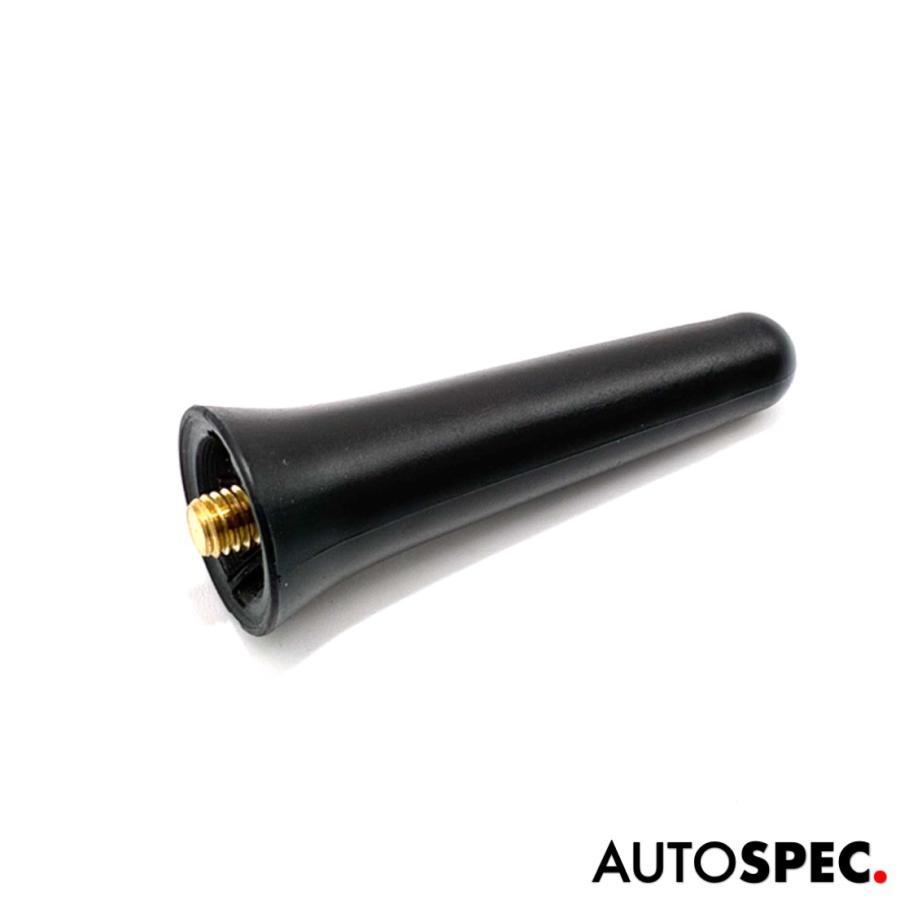 fiat500ショートアンテナ 黒色 細長い形状 アバルト（ABARTH） FIAT ABARTH ヘルカリ ショート アンテナ 60mm M6