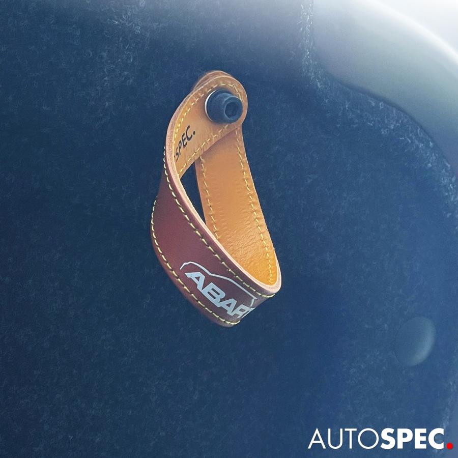 アバルト（ABARTH） 本革 リアゲート レザー ストラップ 500 595 695