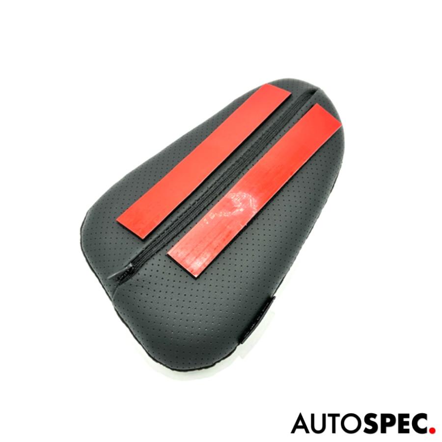 アバルト（ABARTH） ニーパッド アルカンターラ ブラック ステッチ 500