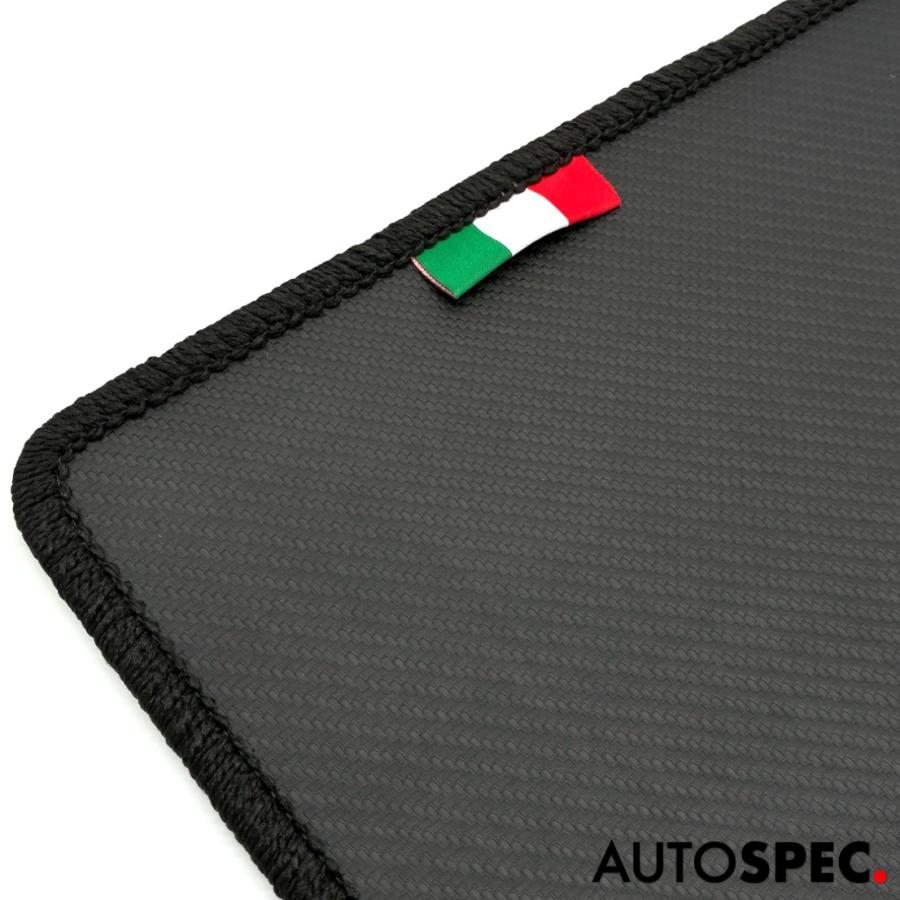 アバルト（ABARTH） FIAT ABARTH カーボン トーン シートバックガード