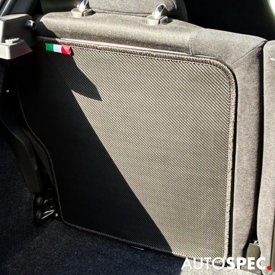 アバルト（ABARTH） FIAT ABARTH カーボン トーン シートバックガード