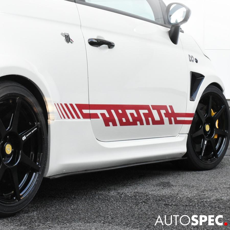 アバルト（ABARTH） ABARTH 500 595 695 サイドデカール チェリー