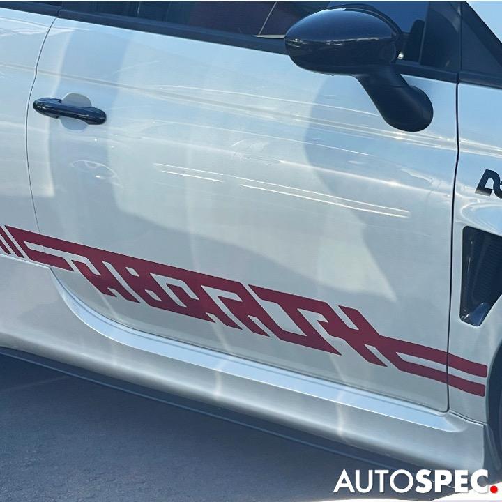 アバルト（ABARTH） ABARTH 500 595 695 サイドデカール チェリー