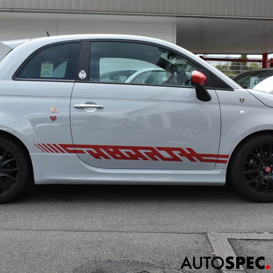 アバルト（ABARTH） ABARTH 500 595 695 サイドデカール チェリー