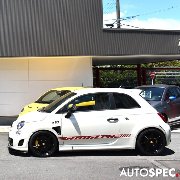 アバルト（ABARTH） ABARTH 500 595 695 サイドデカール チェリー