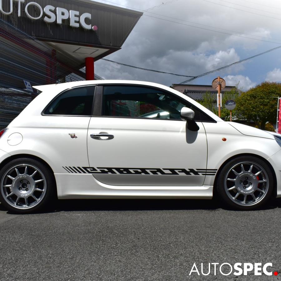 アバルトabarth ガレージサイン おまけ付き ABARTH Side Decal by