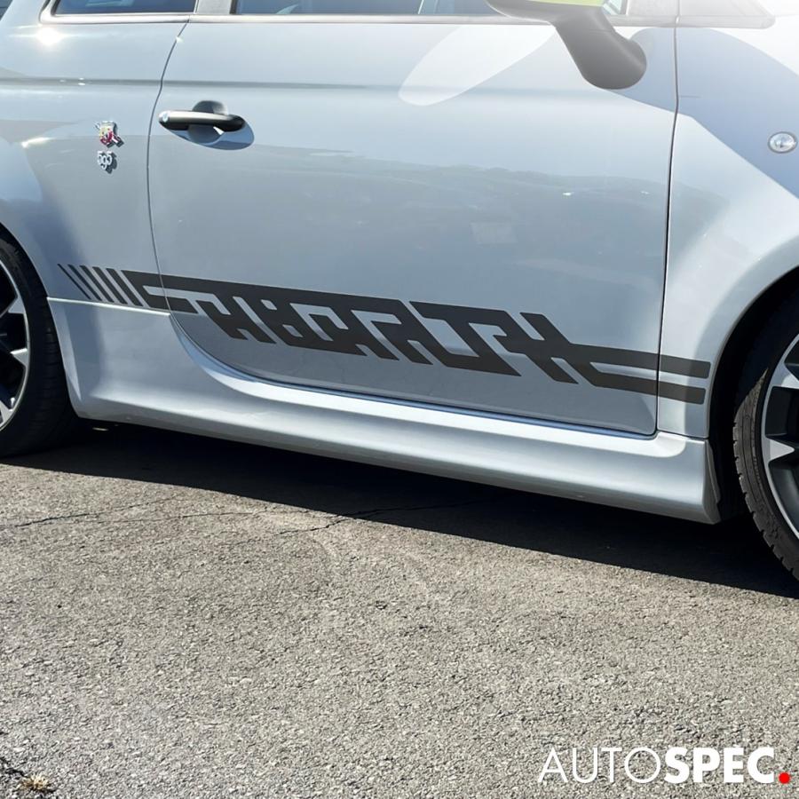 アバルト（ABARTH） ABARTH 500 595 695 サイドデカール シルバー