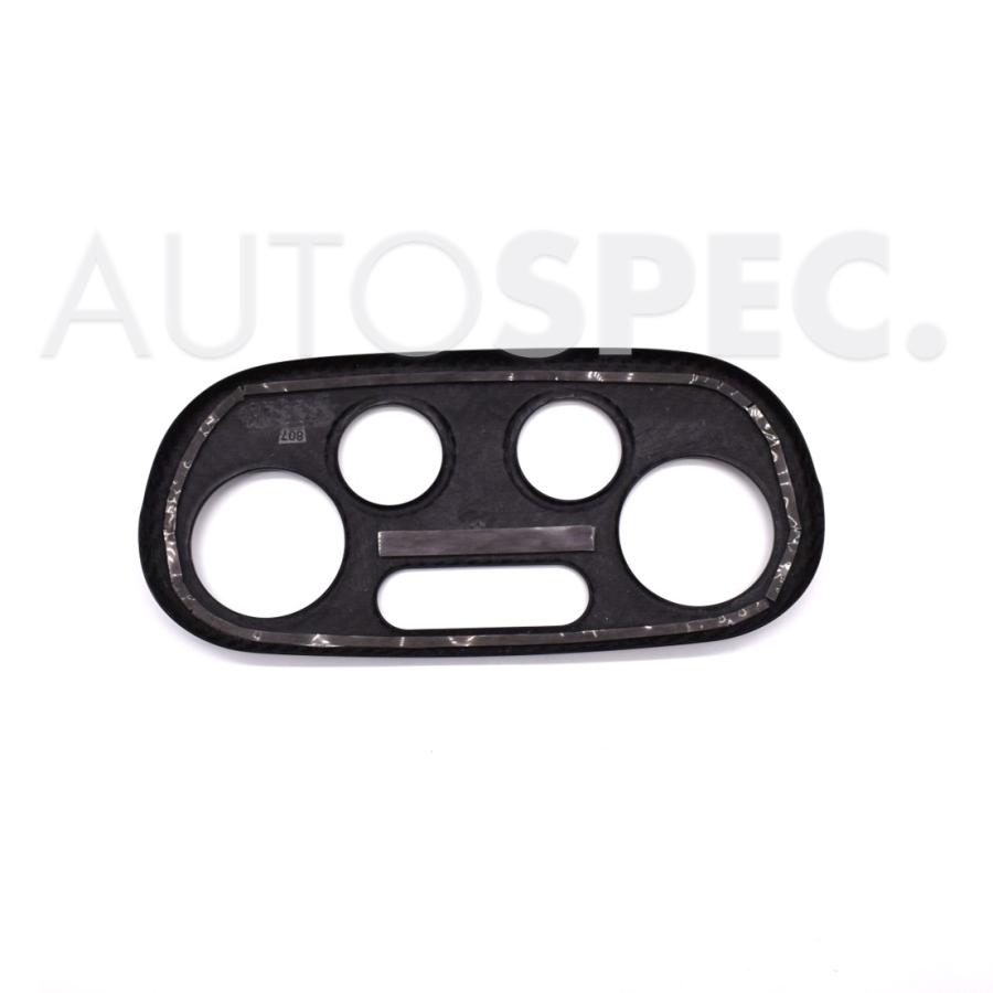 アバルト ABARTH 595 695 カーボン エアコンパネルカバー ASSO アバルト ABARTH 595 695 カーボン エアコンパネルカバー ASSO