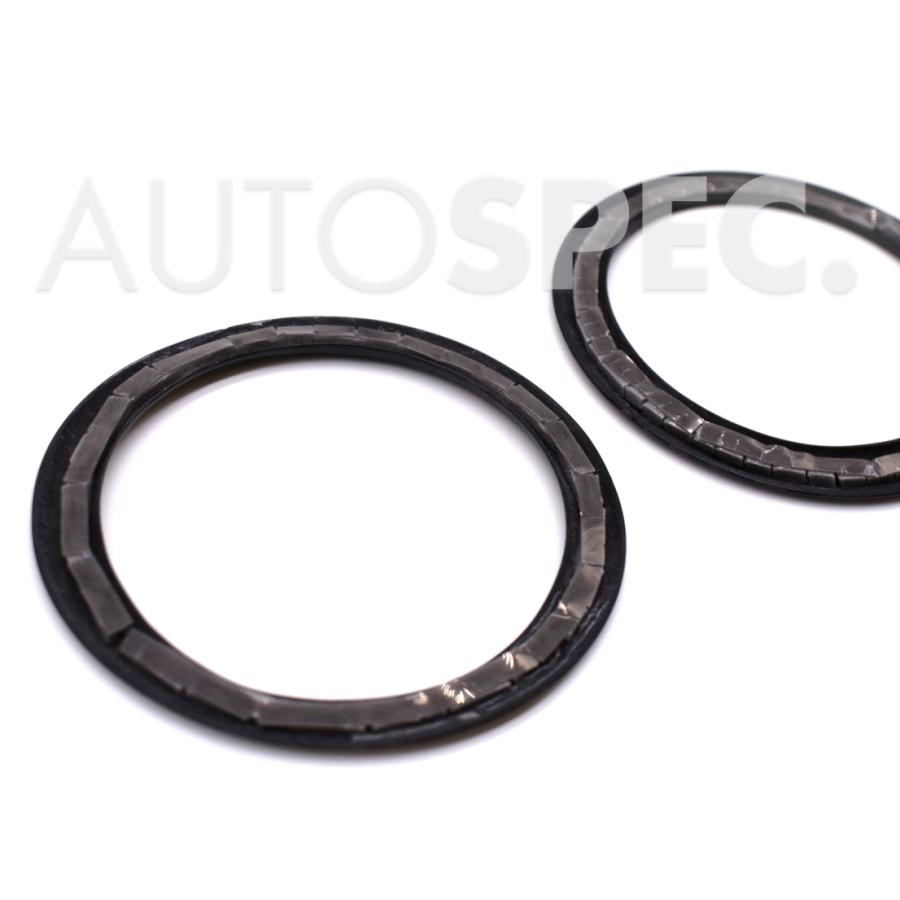 アバルト　エアコン吹き出し口　カーボンリング アバルト ABARTH カーボン エアベント コンソール カバー KOSHI