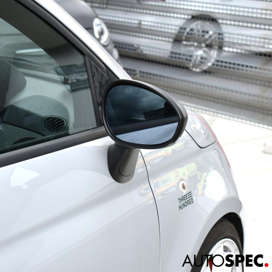 アバルト FIAT ABARTH ワイドビュー ドアミラー レンズ AutoStyle 500  