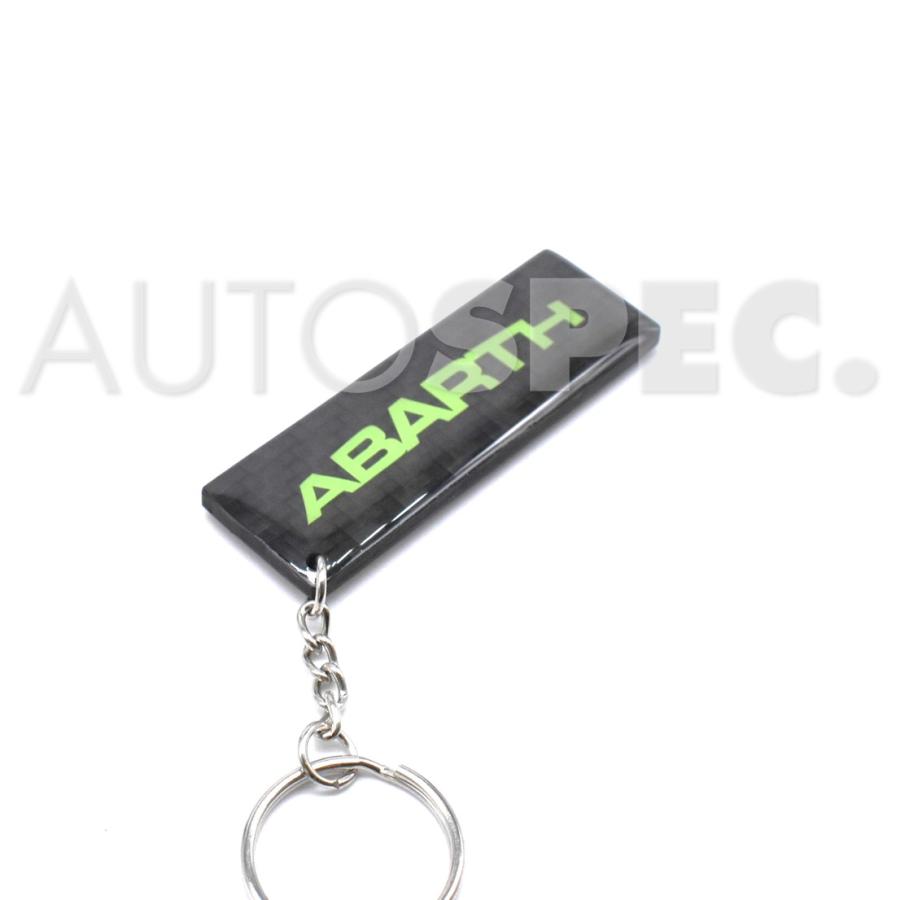 アバルト（ABARTH） カーボン キーリング グリーン 500 595 695