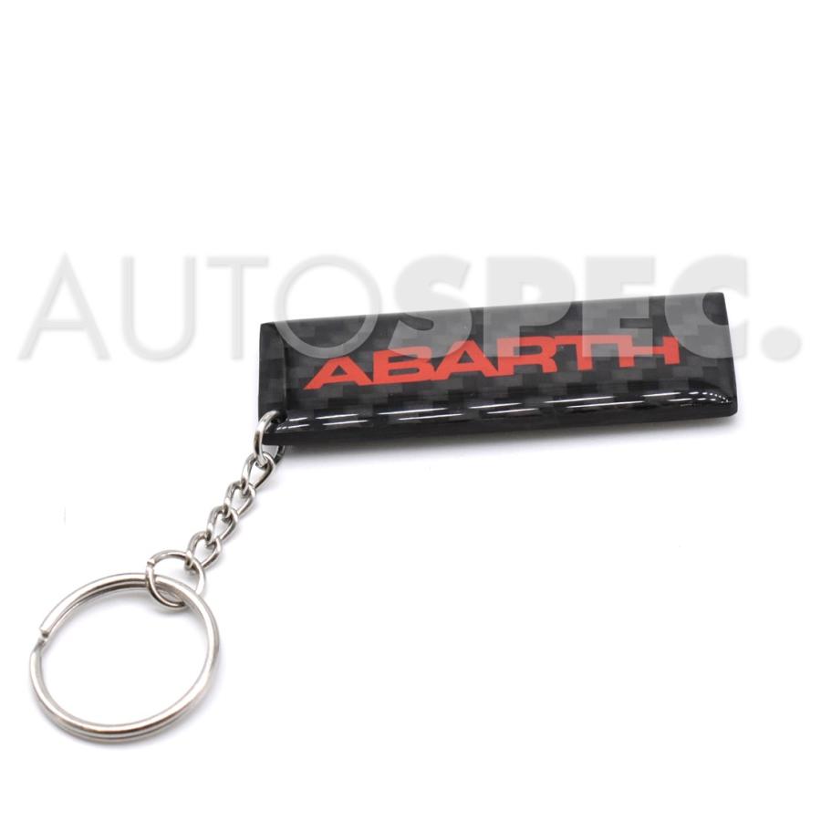 アバルト ABARTH カーボン キーリング レッド アバルト 500 595 アバルト ABARTH カーボン キーリング レッド アバルト 500 595