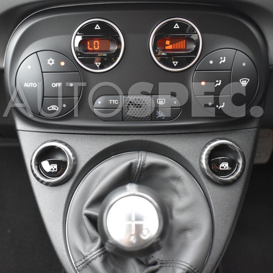 アバルト ABARTH 595 695 ウィンドウ スイッチ カバー マット