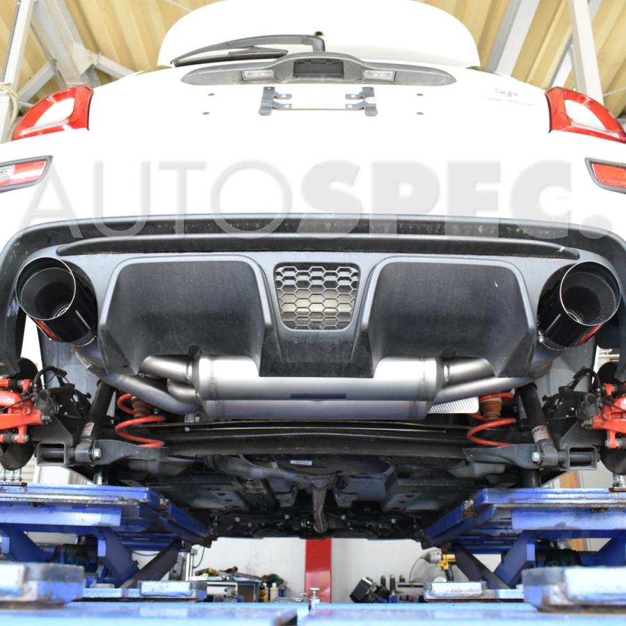 アバルト REMUS ABARTH 595 695 シリーズ5 マフラー ブラック テール