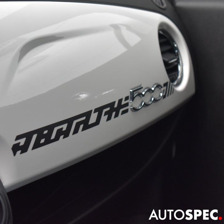 アバルト（ABARTH） ダッシュボード デカール マット ブラック LH 500