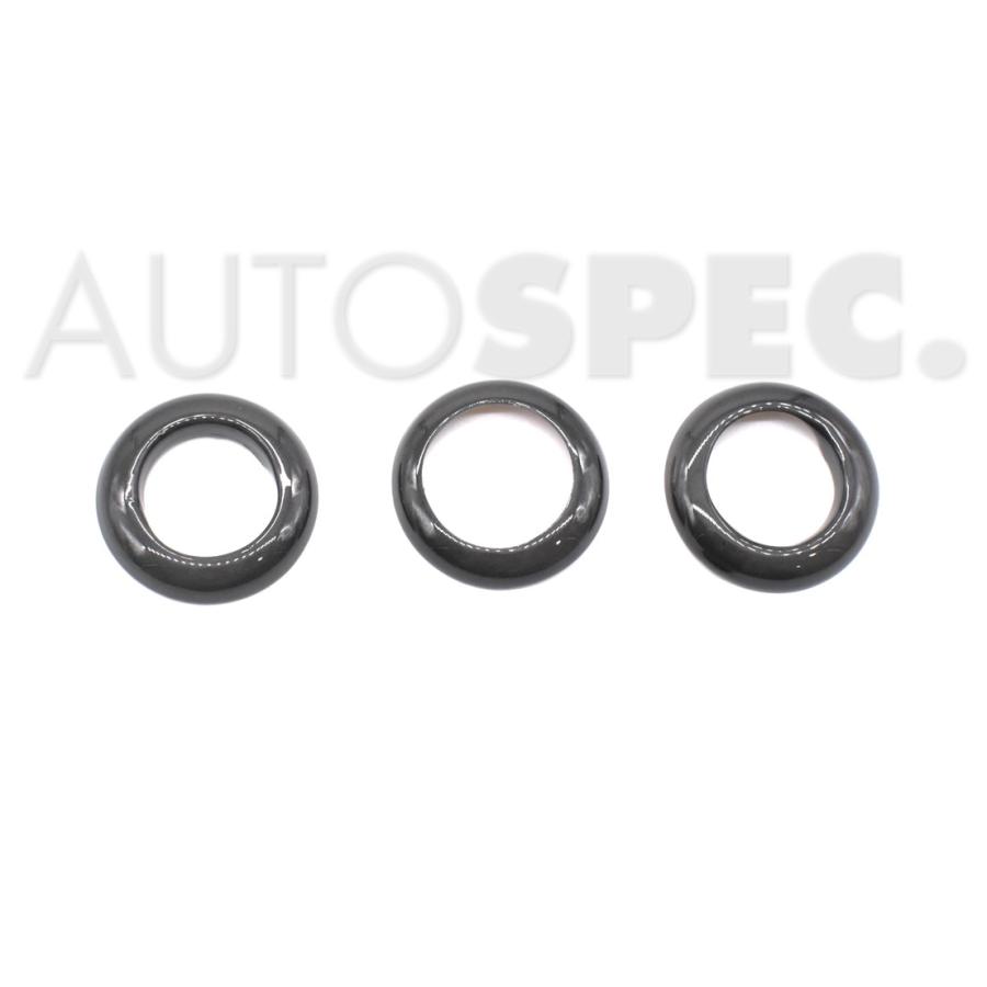 アバルト（ABARTH） ABARTH 500 595 695 カーボン 3連リングカバー