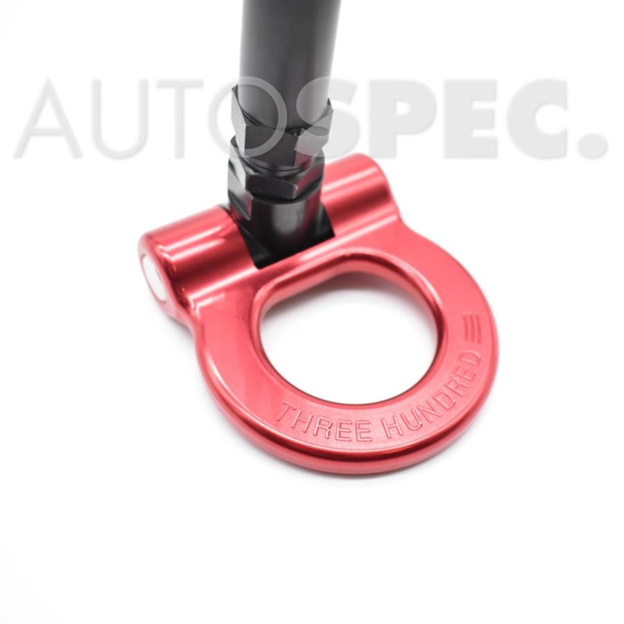 CLOS製牽引フック 赤アバルト500用 595/695など