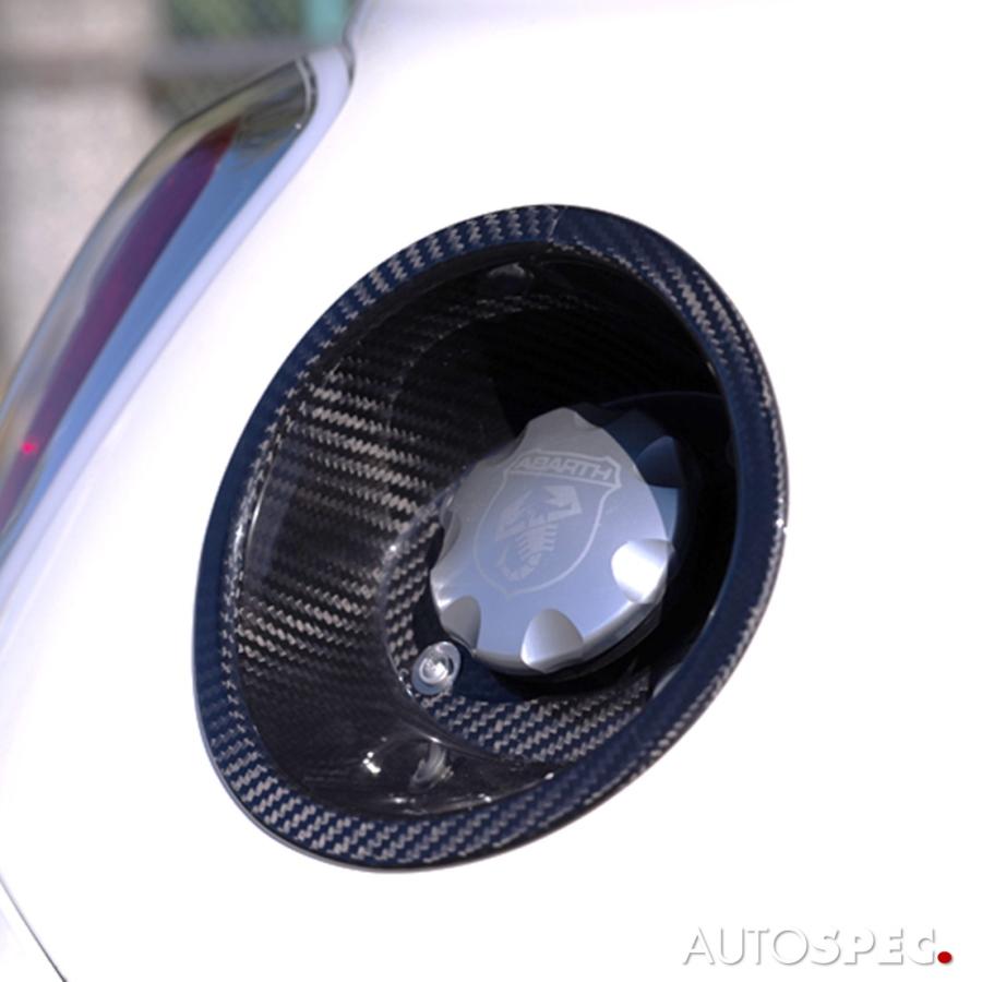 abarth アバルト fiat 500 リアルカーボン カバー アバルト（ABARTH） ABARTH 500 595 695 マットカーボン