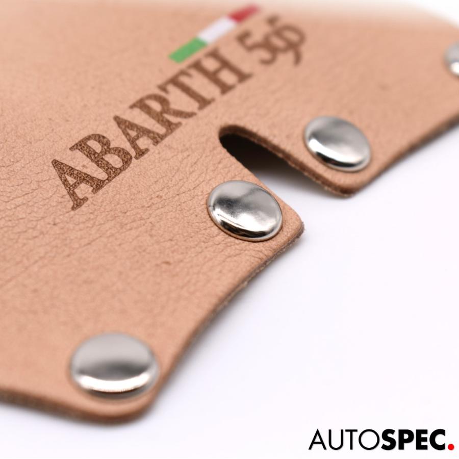 アバルト（ABARTH） ABARTH 595 アシストグリップ レザー カバー AS